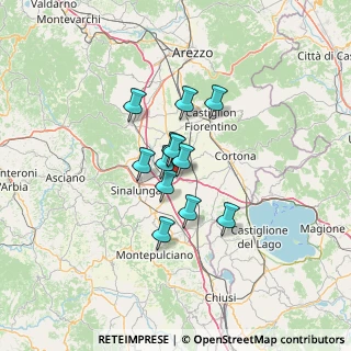 Mappa Via Ponti di Cortona 107 D, 52045 Foiano della Chiana AR, Italia (8.63667)