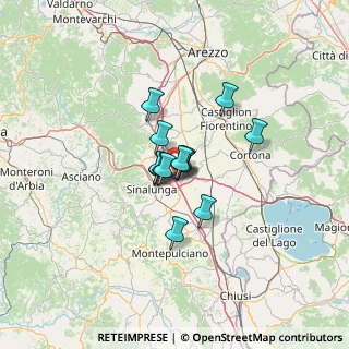 Mappa Via Fiume Asciutto, 52045 Foiano della Chiana AR, Italia (7.185)