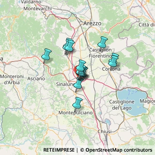 Mappa Via Fiume Asciutto, 52045 Foiano della Chiana AR, Italia (8.75133)