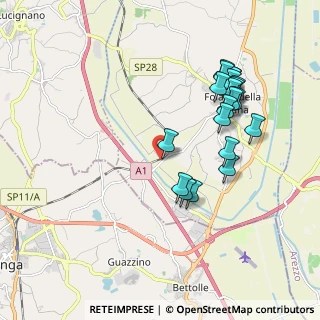 Mappa Via Fiume Asciutto, 52045 Foiano della Chiana AR, Italia (2.0295)