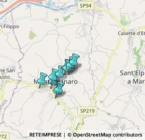 Mappa Via Piave, 63812 Montegranaro FM, Italia (1.06)