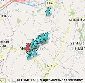 Mappa Via Piave, 63812 Montegranaro FM, Italia (1.17467)