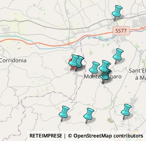 Mappa Via S. Egidio, 62010 Montecassiano MC, Italia (3.72)