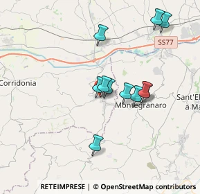 Mappa Via S. Egidio, 62010 Montecassiano MC, Italia (3.19455)