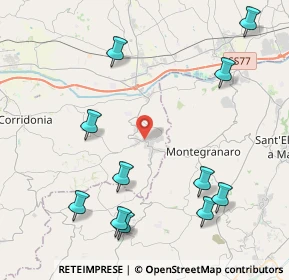 Mappa Via S. Egidio, 62010 Montecassiano MC, Italia (5.22909)