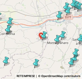 Mappa Via S. Egidio, 62010 Montecassiano MC, Italia (6.828)