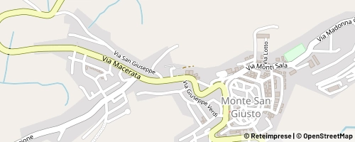 Mappa Monte San Giusto