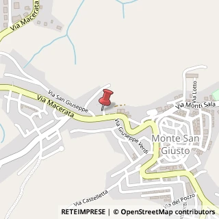 Mappa Via San Egidio, 5 / A, 62010 Montecassiano, Macerata (Marche)