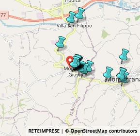 Mappa Via S. Egidio, 62010 Montecassiano MC, Italia (1.2695)