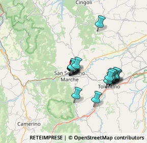 Mappa , 62027 San Severino Marche MC, Italia (5.83)