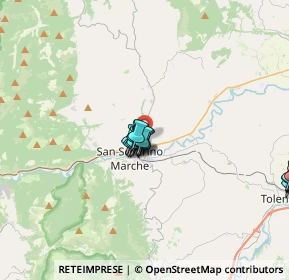 Mappa , 62027 San Severino Marche MC, Italia (5.2175)