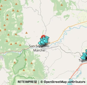 Mappa , 62027 San Severino Marche MC, Italia (6.97737)
