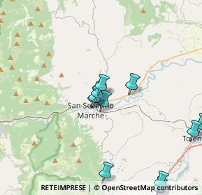 Mappa , 62027 San Severino Marche MC, Italia (5.78563)