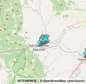 Mappa , 62027 San Severino Marche MC, Italia (5.90909)