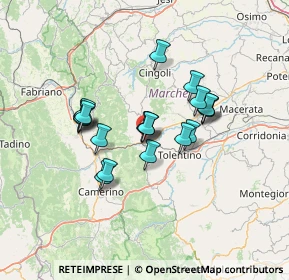 Mappa , 62027 San Severino Marche MC, Italia (11.1255)