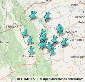 Mappa , 62027 San Severino Marche MC, Italia (11.108)