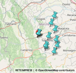 Mappa , 62027 San Severino Marche MC, Italia (11.55333)