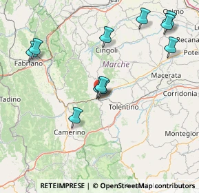 Mappa , 62027 San Severino Marche MC, Italia (17.32909)