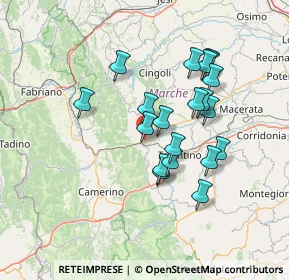 Mappa , 62027 San Severino Marche MC, Italia (12.797)