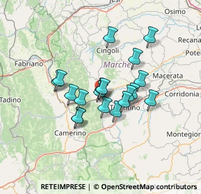 Mappa , 62027 San Severino Marche MC, Italia (10.54789)