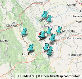 Mappa , 62027 San Severino Marche MC, Italia (10.3405)