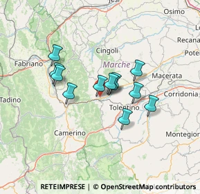 Mappa , 62027 San Severino Marche MC, Italia (10.175)