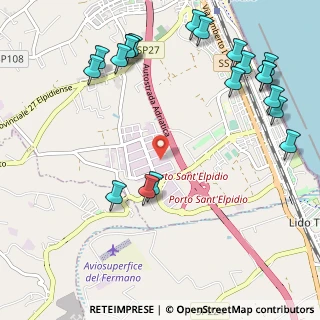 Mappa Via della Calzatura, 63821 Porto Sant'Elpidio FM, Italia (1.4315)