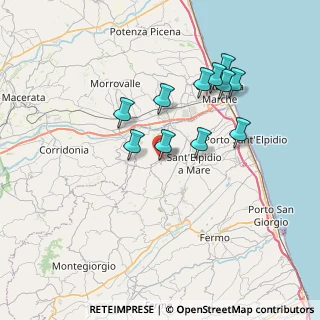 Mappa Via Alessandro Manzoni, 63812 Montegranaro FM, Italia (6.74)
