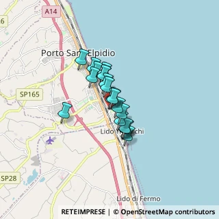 Mappa Via Salsomaggiore, 63821 Porto Sant'Elpidio FM, Italia (1.007)