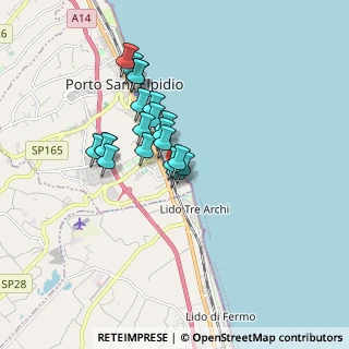 Mappa Via Salsomaggiore, 63821 Porto Sant'Elpidio FM, Italia (1.3655)