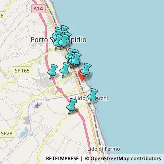 Mappa Via Salsomaggiore, 63821 Porto Sant'Elpidio FM, Italia (1.6365)