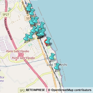 Mappa Via Salsomaggiore, 63821 Porto Sant'Elpidio FM, Italia (0.9185)