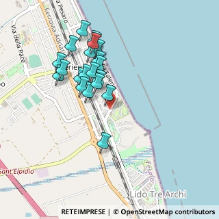 Mappa Via Salsomaggiore, 63821 Porto Sant'Elpidio FM, Italia (0.4465)