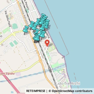 Mappa Via Salsomaggiore, 63821 Porto Sant'Elpidio FM, Italia (0.4255)