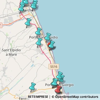 Mappa Via Salsomaggiore, 63821 Porto Sant'Elpidio FM, Italia (6.029)