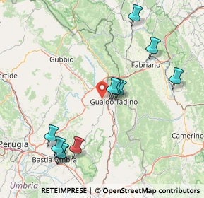 Mappa Via del Palazzetto, 06023 Gualdo Tadino PG, Italia (17.68636)