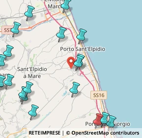 Mappa Via Dei Mestieri, 63821 Porto Sant'Elpidio FM, Italia (6.14)