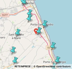 Mappa Via Dei Mestieri, 63821 Porto Sant'Elpidio FM, Italia (5.555)