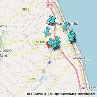 Mappa Via Dei Mestieri, 63821 Porto Sant'Elpidio FM, Italia (1.5565)