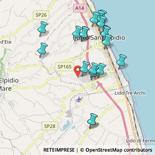 Mappa Via Dei Mestieri, 63821 Porto Sant'Elpidio FM, Italia (2.26105)