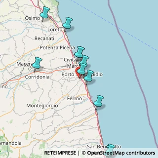 Mappa Via Dei Mestieri, 63821 Porto Sant'Elpidio FM, Italia (19.29917)