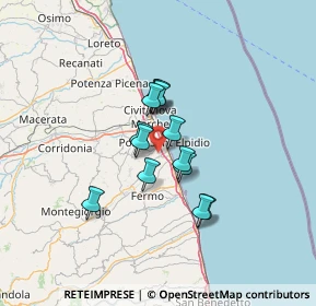 Mappa Via Dei Mestieri, 63821 Porto Sant'Elpidio FM, Italia (9.32308)