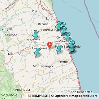 Mappa Via Montisala, 62015 Monte San Giusto MC, Italia (13.34769)