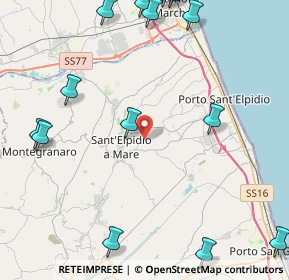 Mappa Strada Galilea, 63811 Sant'Elpidio a Mare FM, Italia (6.39467)