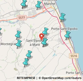 Mappa Strada Galilea, 63811 Sant'Elpidio a Mare FM, Italia (4.83231)