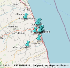 Mappa Strada Galilea, 63811 Sant'Elpidio a Mare FM, Italia (6.90182)