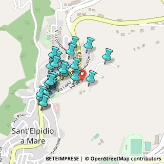 Mappa Via Fontanelle, 63811 Sant'Elpidio a Mare FM, Italia (0.2)