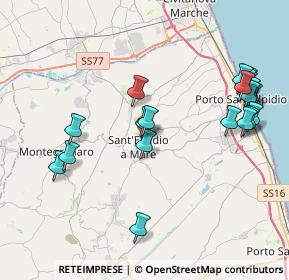 Mappa Via Fontanelle, 63811 Sant'Elpidio a Mare FM, Italia (4.5745)