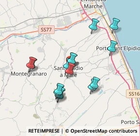 Mappa Via Romana Porta, 63811 Sant'Elpidio a Mare FM, Italia (3.41467)