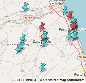 Mappa Via Romana Porta, 63811 Sant'Elpidio a Mare FM, Italia (4.6925)